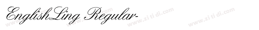EnglishLing Regular字体转换